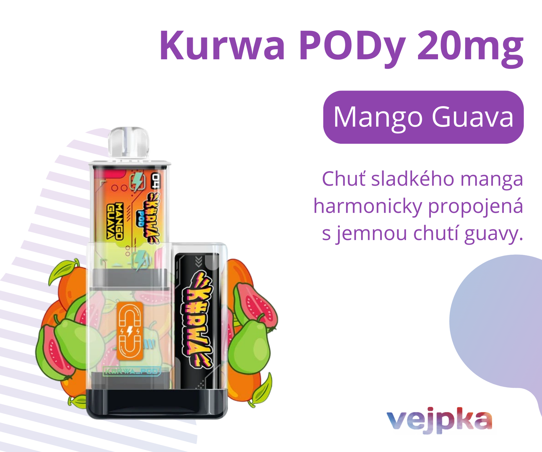 KURWA PODS 2X - MANGO GUAVA